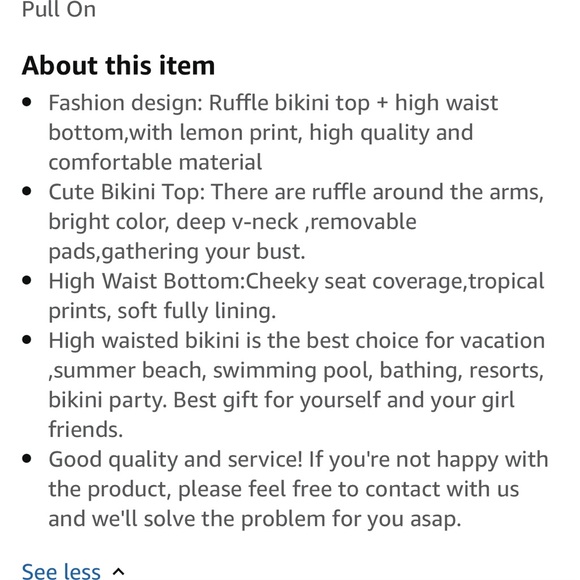 Blue Ruffled Bikini Set - Picture 4 of 5